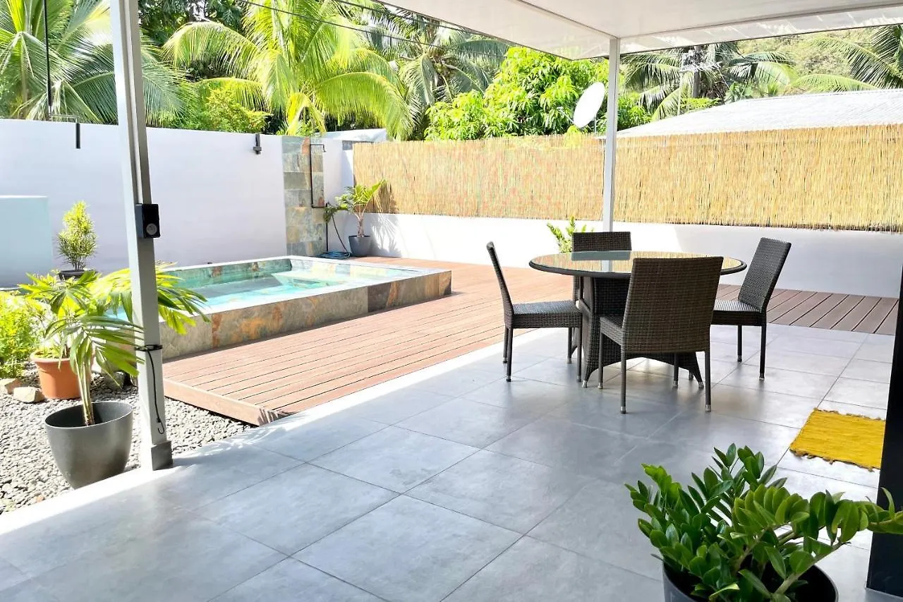 Muna House And Private Pool - Ac - Optic Fiber Wi-Fi - 3 Pers Punaauia  Hébergement de vacances