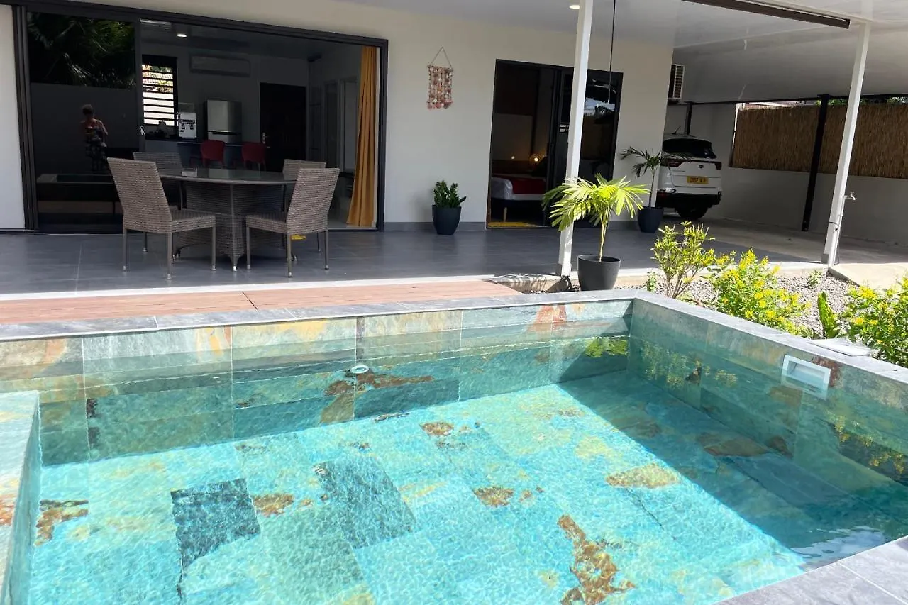 Muna House And Private Pool - Ac - Optic Fiber Wi-Fi - 3 Pers Punaauia  0*, Punaauia (Tahiti) Polynésie française